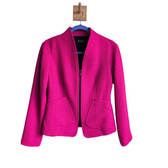 LAFAYETTE 148 NEW YORK CERIS PATRICIA ABBEY TWEED JACKET  size 0 - Picture 2 of 5